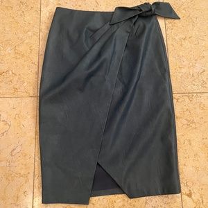 Rebecca Taylor vegan leather skirt